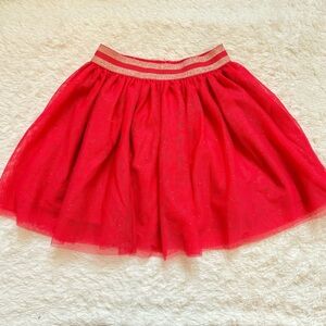 Girls hot pink tule puff skirt age 6